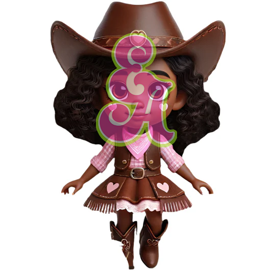 DIGITAL AFRICAN AMERICAN COWGIRL