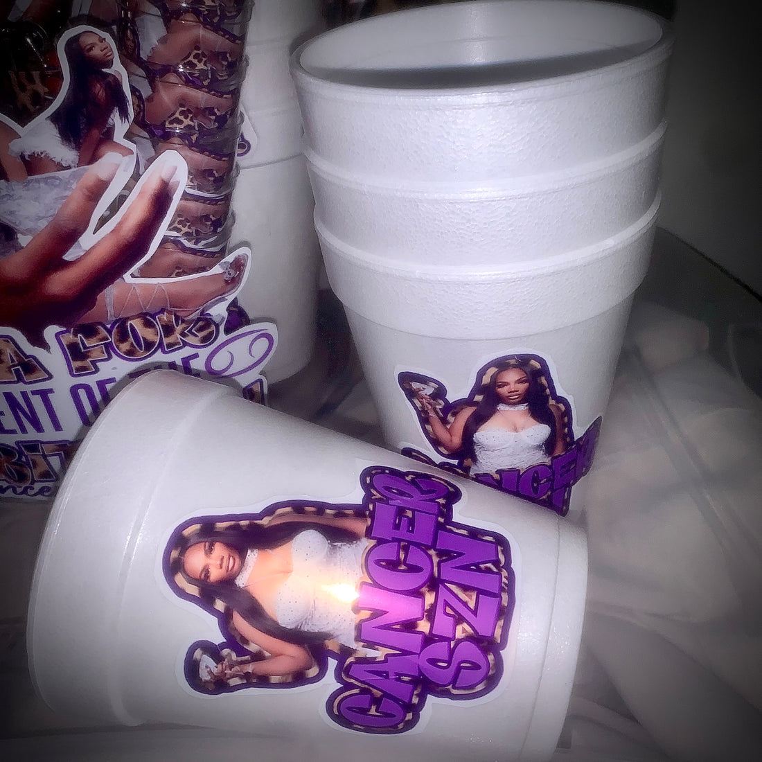 CUSTOM FOAM CUPS