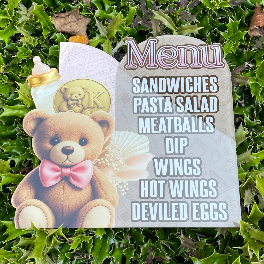 ACRYLIC MENUS