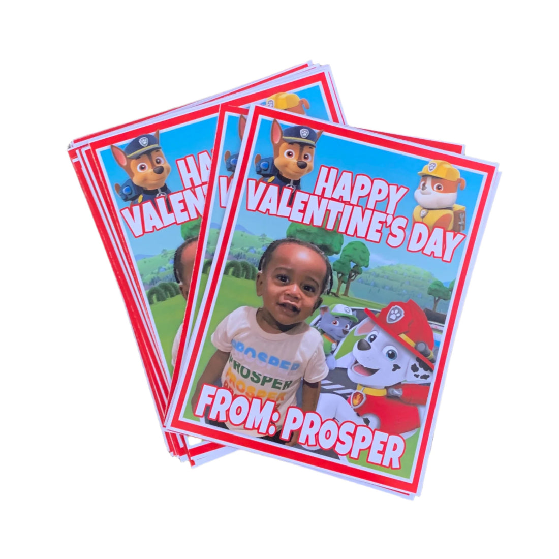 CUSTOM VALENTINES DAY CARDS
